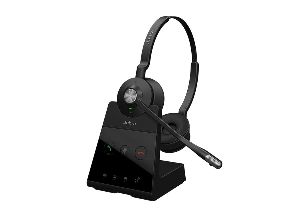 Jabra Engage 65 SE Stereo - Headset - on-ear - DECT - wireless - Zoom Certified, UC certified, Google Meet Certified, Amazon 9659-553-125