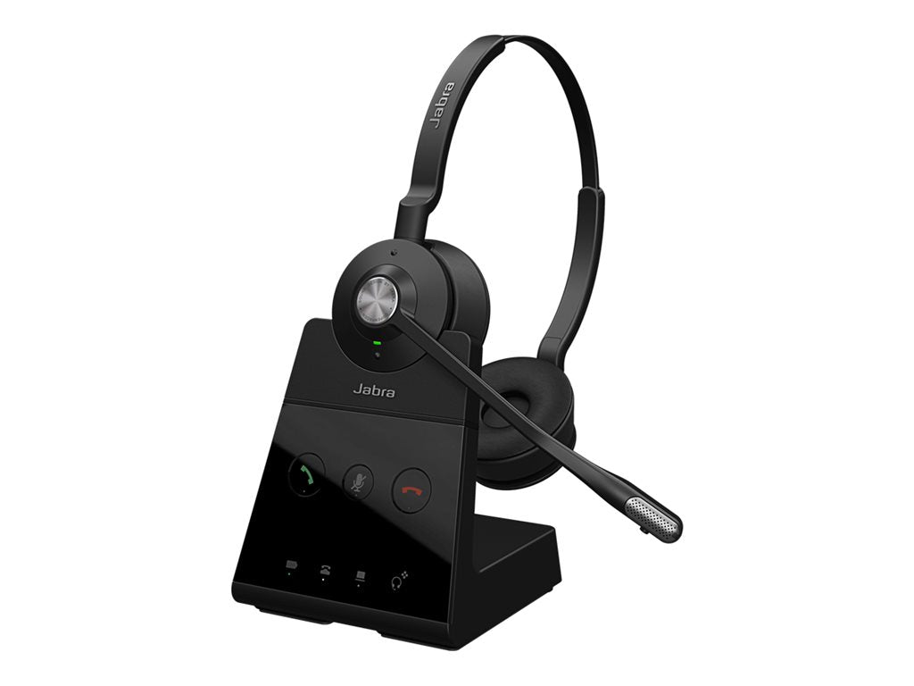 Jabra Engage 65 SE Stereo (Low Power) - Headset - on-ear - DECT - wireless - Zoom Certified, UC certified, Google Meet Certified, 9659-553-125-1