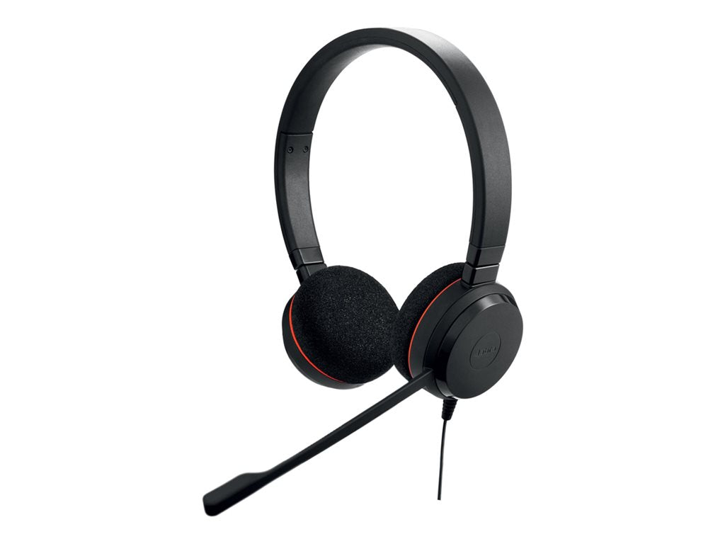 Jabra Evolve 20 UC stereo - Headset - on-ear - wired - USB-C - noise isolating 4999-829-289