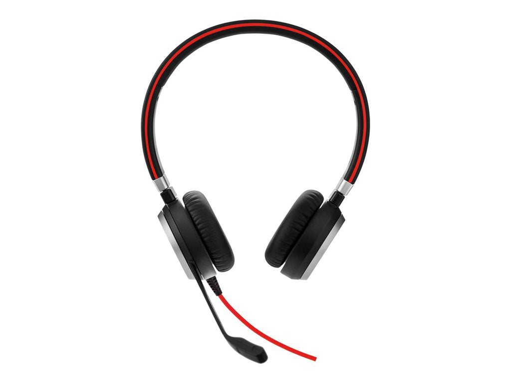 Jabra Evolve 40 UC stereo - Headset - on-ear - wired - 3.5 mm jack