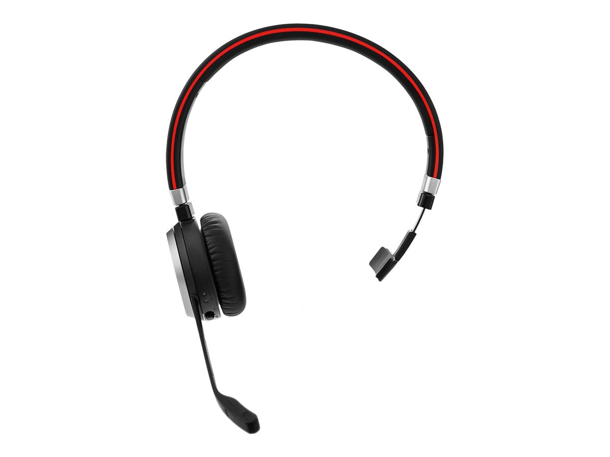 Jabra Evolve 65 SE UC Mono - Headset - on-ear - Bluetooth - wireless - USB - for Jabra Evolve; LINK 380a MS 6593-839-409