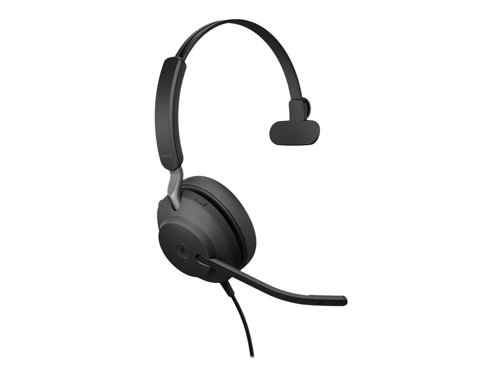 Jabra Evolve2 40 SE MS Mono - Headset - on-ear - wired - USB-A - noise isolating - Certified for Microsoft Teams 24189-899-999