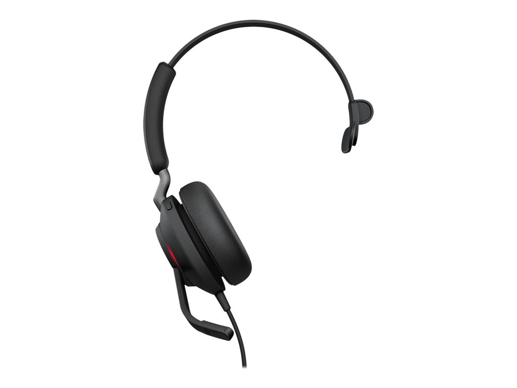 Jabra Evolve2 40 SE UC Mono - Headset - on-ear - wired - USB-C - noise isolating - Optimized for UC 24189-889-899
