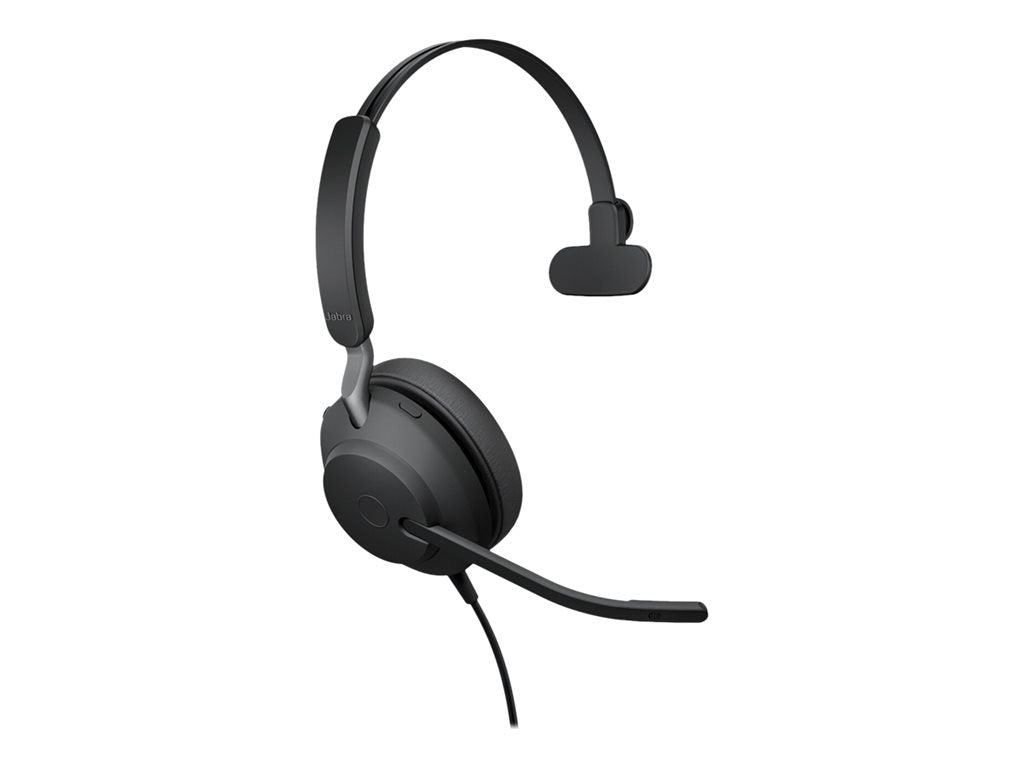 Jabra Evolve2 40 SE UC Mono - Headset - on-ear - wired - USB-C - noise isolating - Optimized for UC 24189-889-899