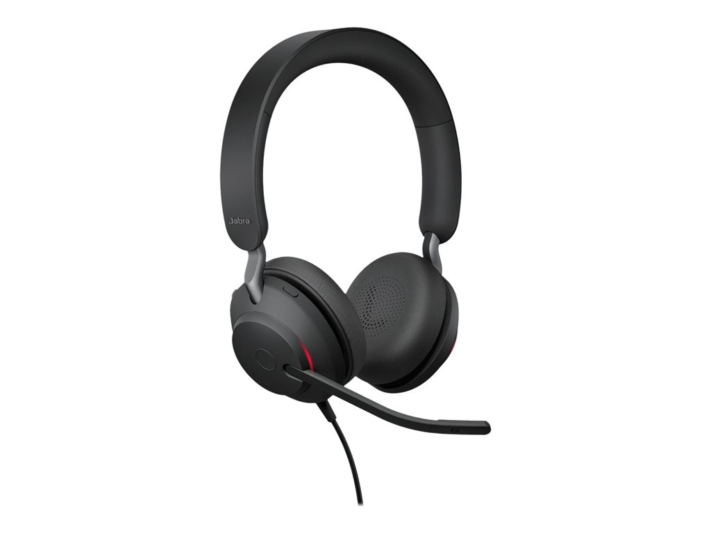 Jabra Evolve2 40 SE UC Stereo - Headset - on-ear - wired - USB-C - noise isolating - Optimized for UC 24189-989-889