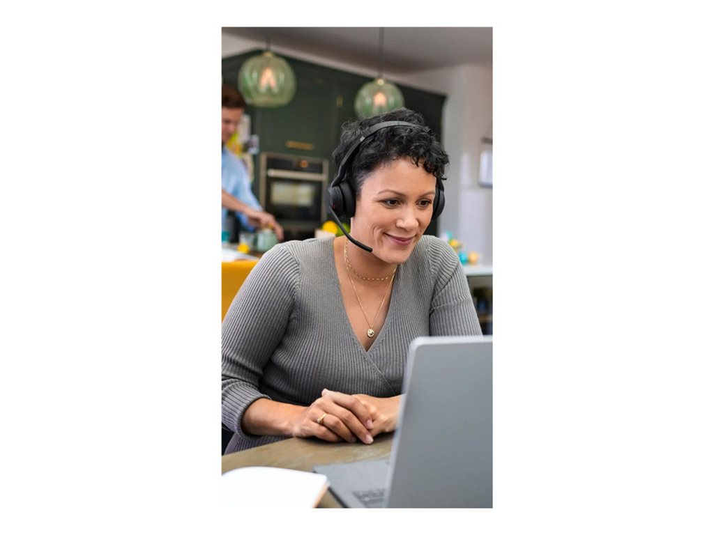 Jabra Evolve2 55 MS Stereo - Headset - on-ear - Bluetooth - wireless - active noise canceling - USB-A via Bluetooth adapter - 25599-999-989-01