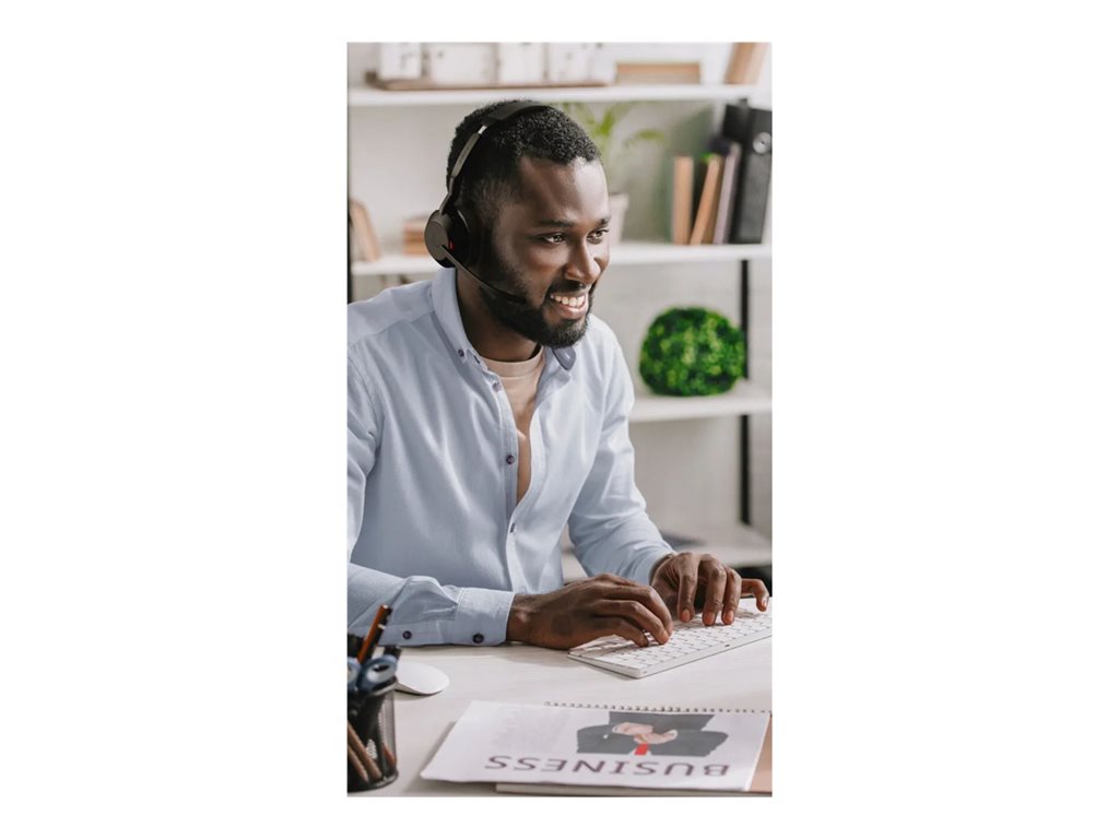 Jabra Evolve2 55 UC Stereo - Headset - on-ear - Bluetooth - wireless - active noise canceling - USB-A via Bluetooth adapter - 25599-989-999-01