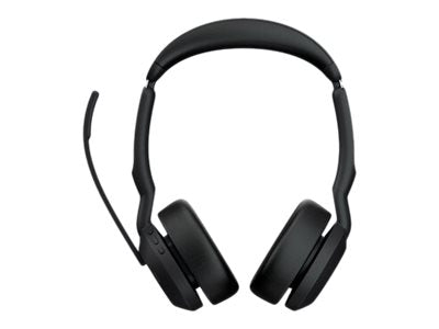 Jabra Evolve2 55 UC Stereo - Headset - on-ear - Bluetooth - wireless - active noise canceling - USB-C via Bluetooth adapter - 25599-989-889-01
