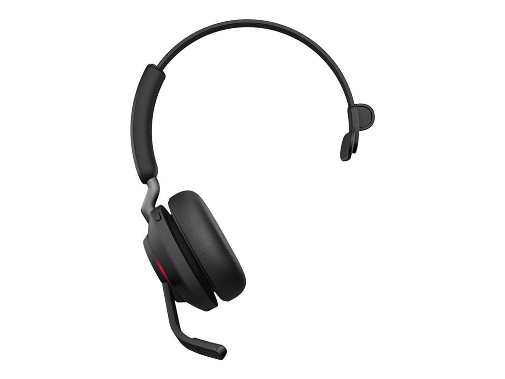 Jabra Evolve2 65 UC Mono - Headset - on-ear - convertible - Bluetooth - wireless - USB-C - noise isolating - black 26599-889-899