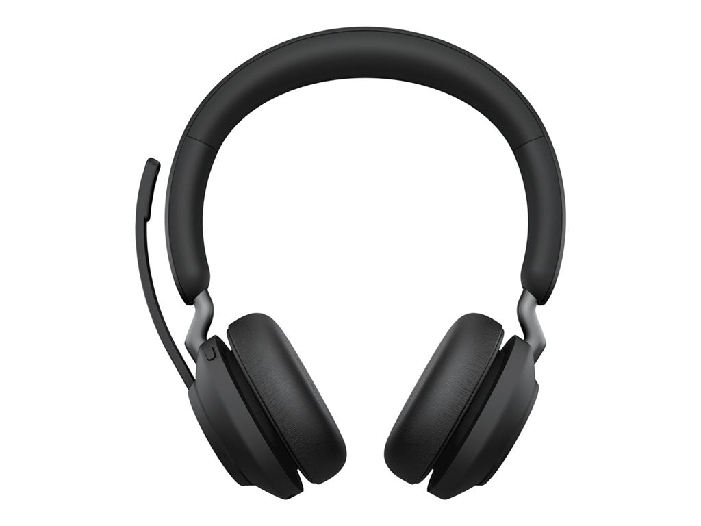 Jabra Evolve2 65 UC Stereo - Headset - on-ear - Bluetooth - wireless - USB-C - noise isolating - black 26599-989-899
