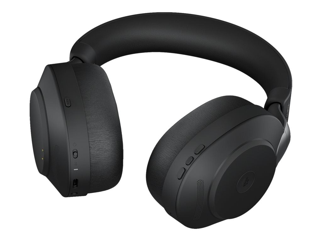 Jabra Evolve2 85 MS Stereo - Headset - full size - Bluetooth - wireless, wired - active noise canceling - 3.5 mm jack - noise 28599-999-989