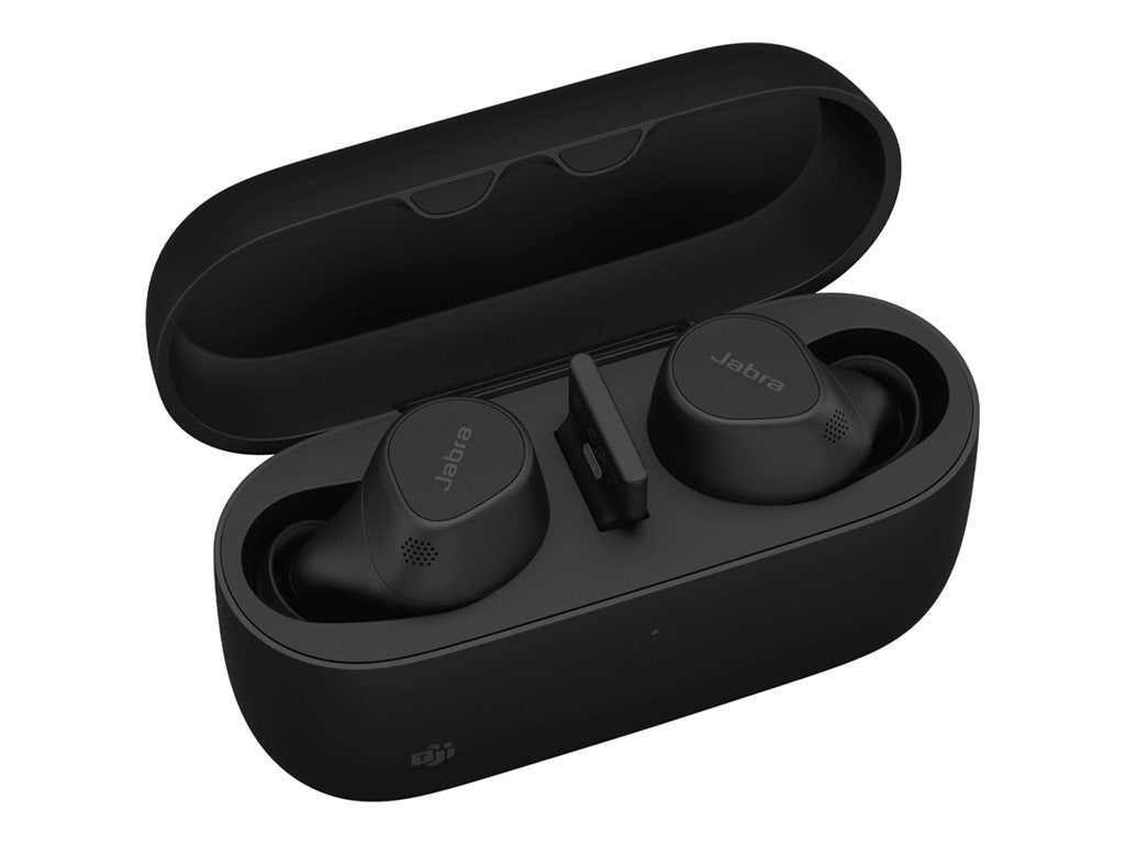 Jabra Evolve2 Buds MS - True wireless earphones with mic - in-ear - Bluetooth - active noise canceling - USB-A via Bluetooth 20797-999-989