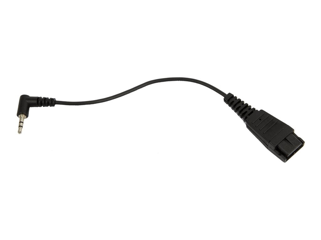 Jabra - Headset adapter - stereo micro jack male - black