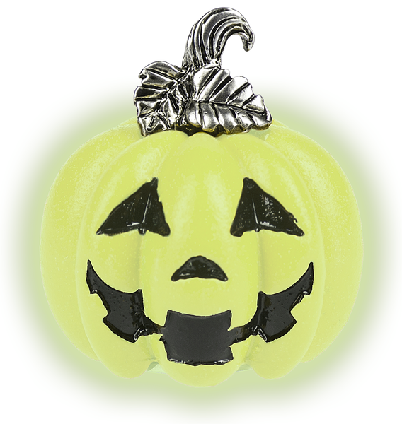 Jack-o-Lantern Glow in the Dark Charm
