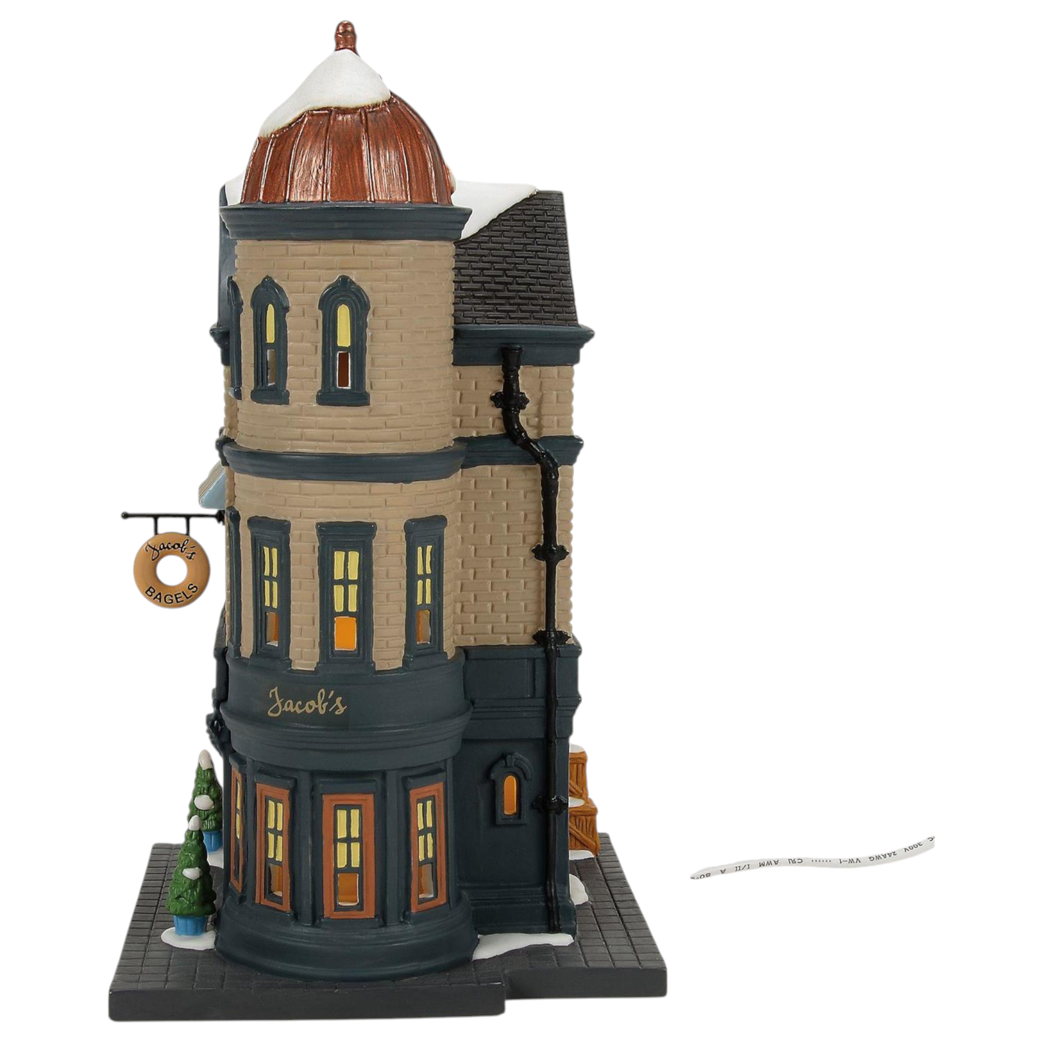 Jacob’s Bagel Shop Lighted Building