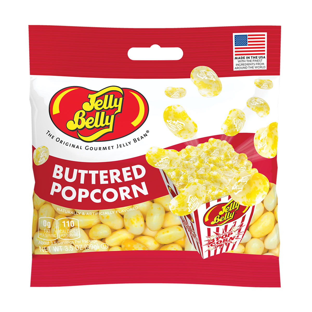 Jelly Belly Buttered Popcorn Jelly Beans Mix 3.5 oz