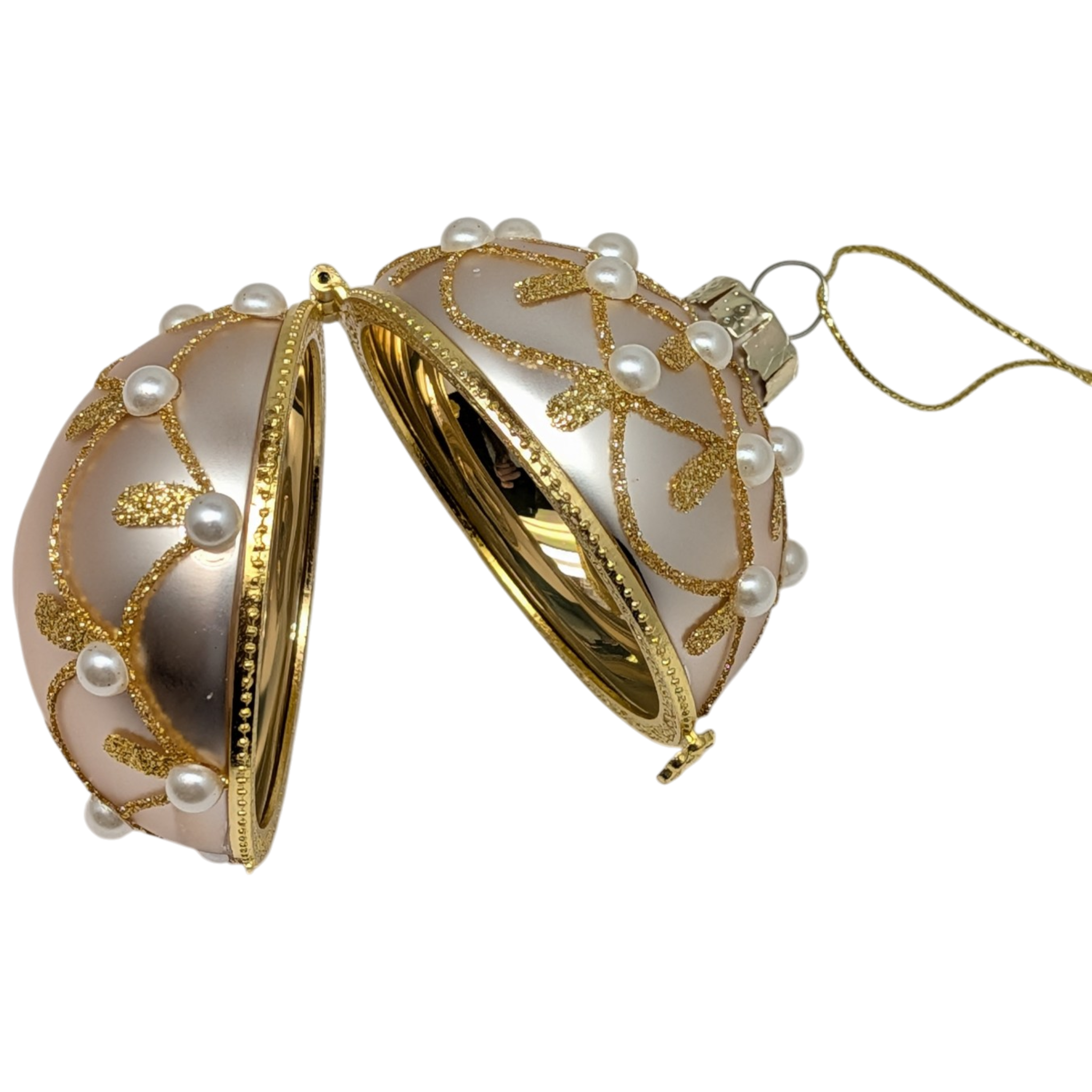 Jeweled Hinged Box Ornament -