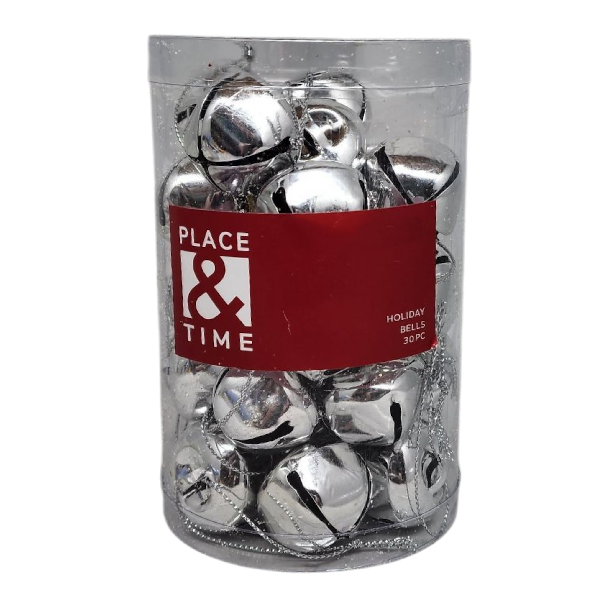 Jingle Bells (30 pack) - 30mm - Silver
