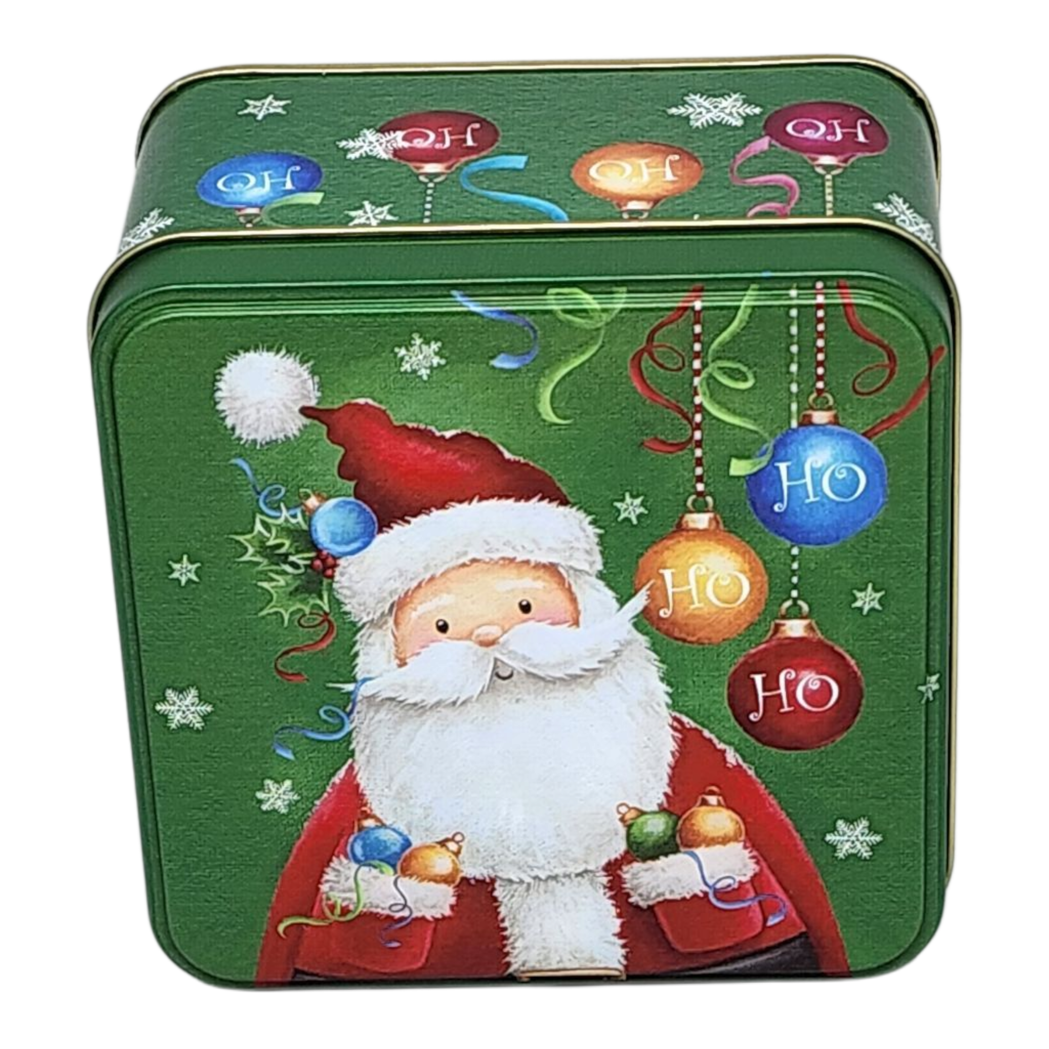 Jolly Santa Treat Tin - 4 Inch