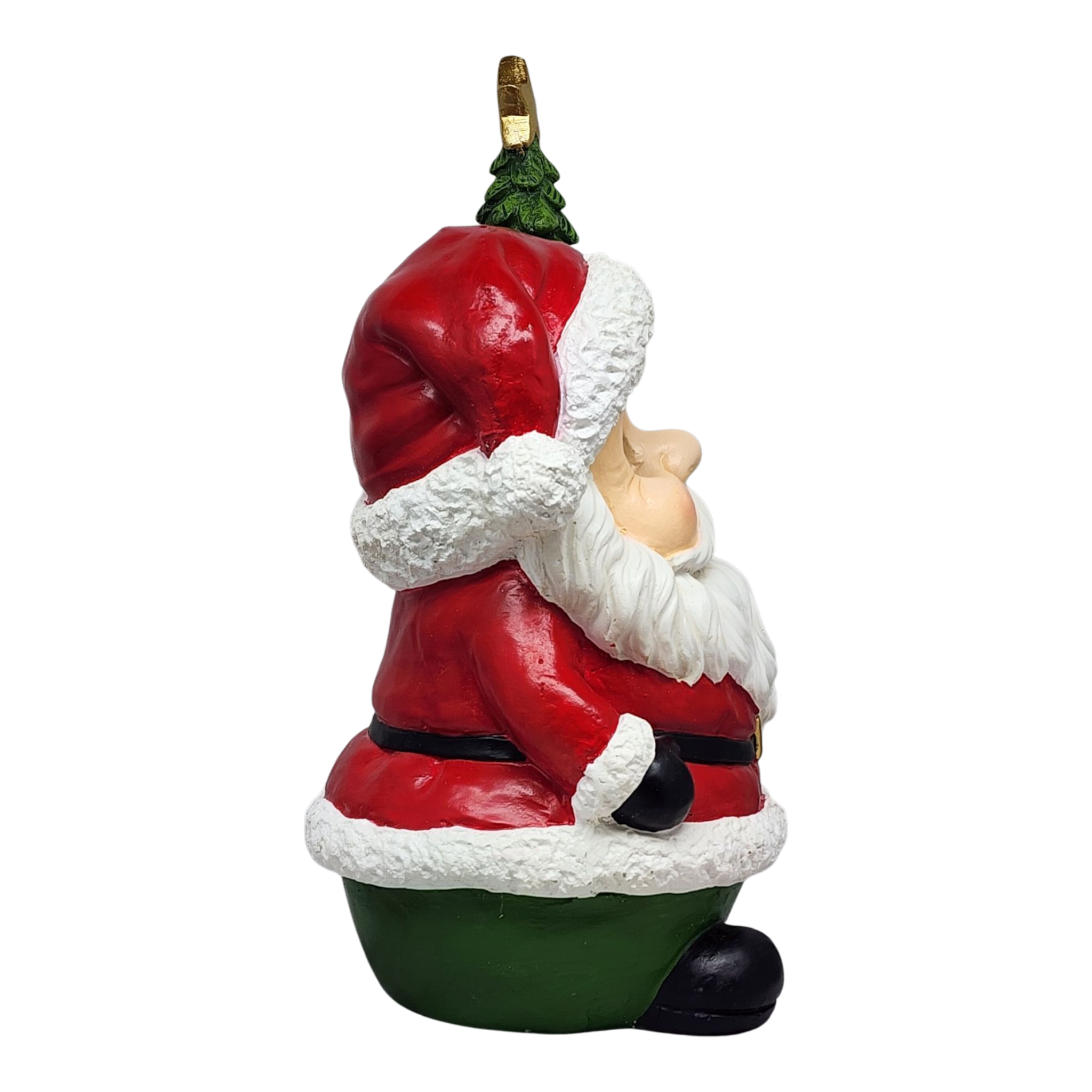 Jolly Santa with Moving Eyes and Christmas Tree