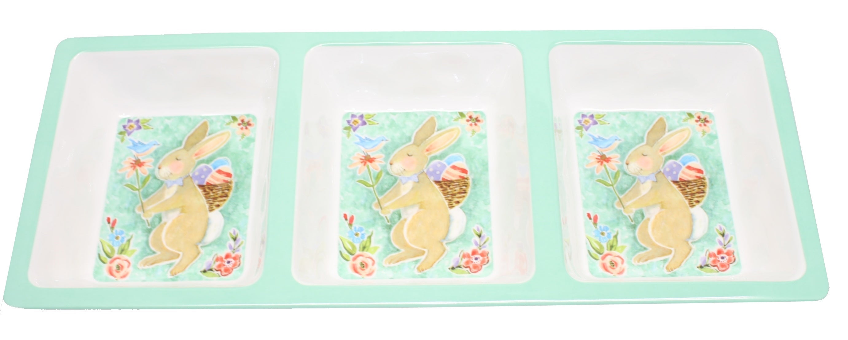 Joy Of Easter 3 Section Relish Tray