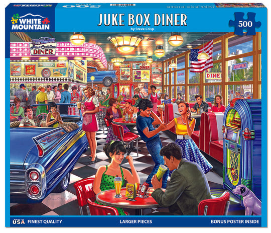 Juke Box Diner Puzzle - 500 Piece