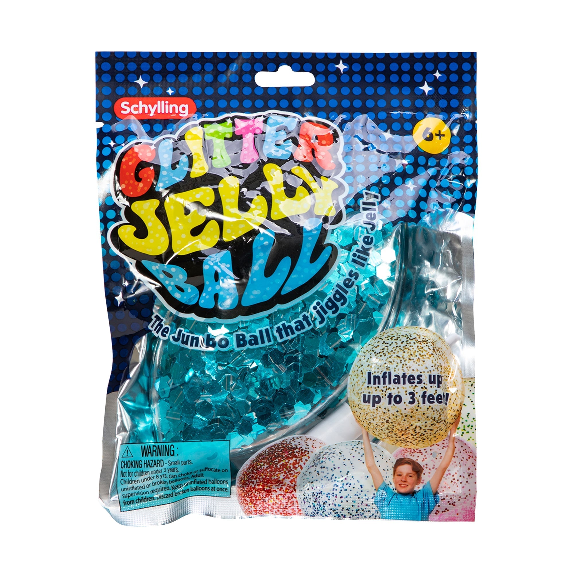 Jumbo Glitter Jelly Ball -