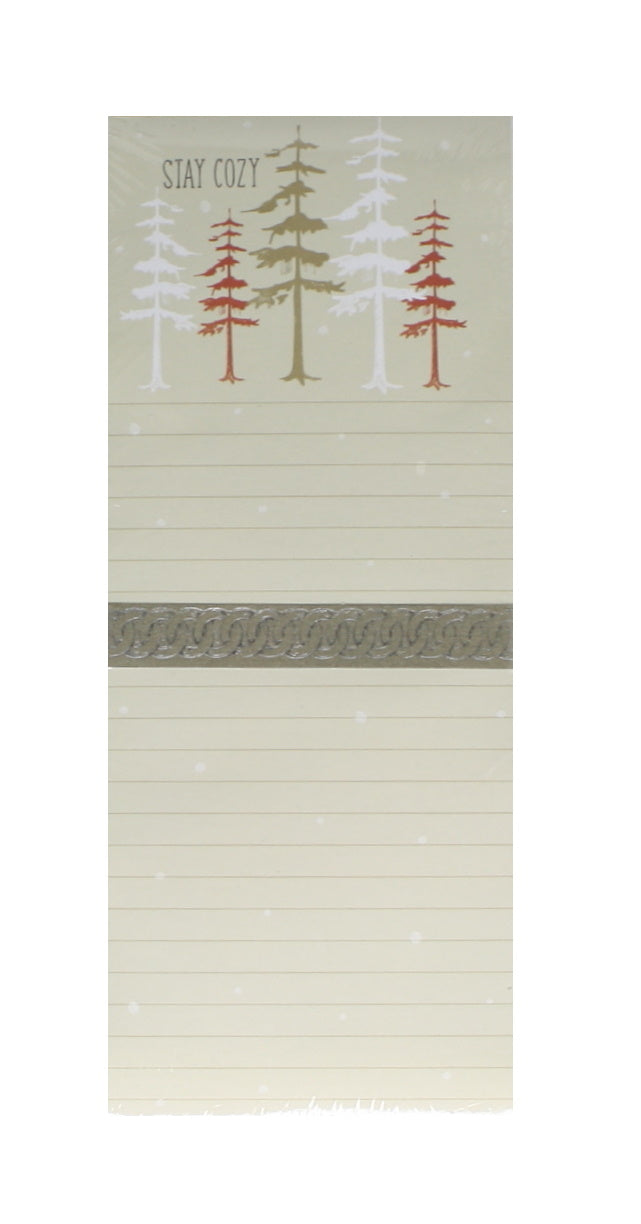 Jumbo Magnetic List Pad - Stay Cozy