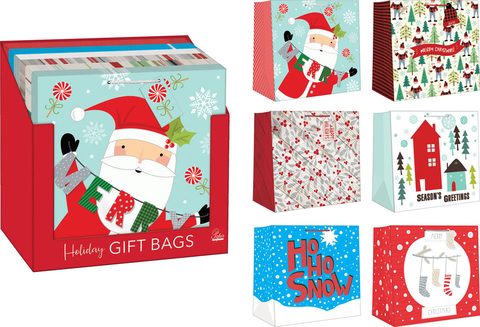 Jumbo Square Gift Bag - Hanging Stockings