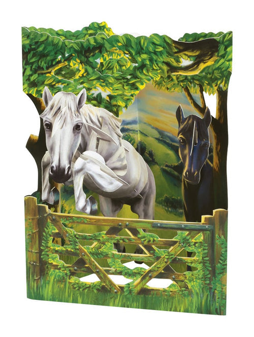 Jumping Horse - Swing Card