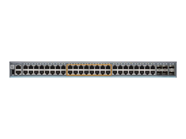 Juniper Networks EX Series EX2300-48MP - Switch - L3 - managed - 32 x 10/100/1000 (PoE+) + 16 x 10/100/1000/2.5G (PoE+)
