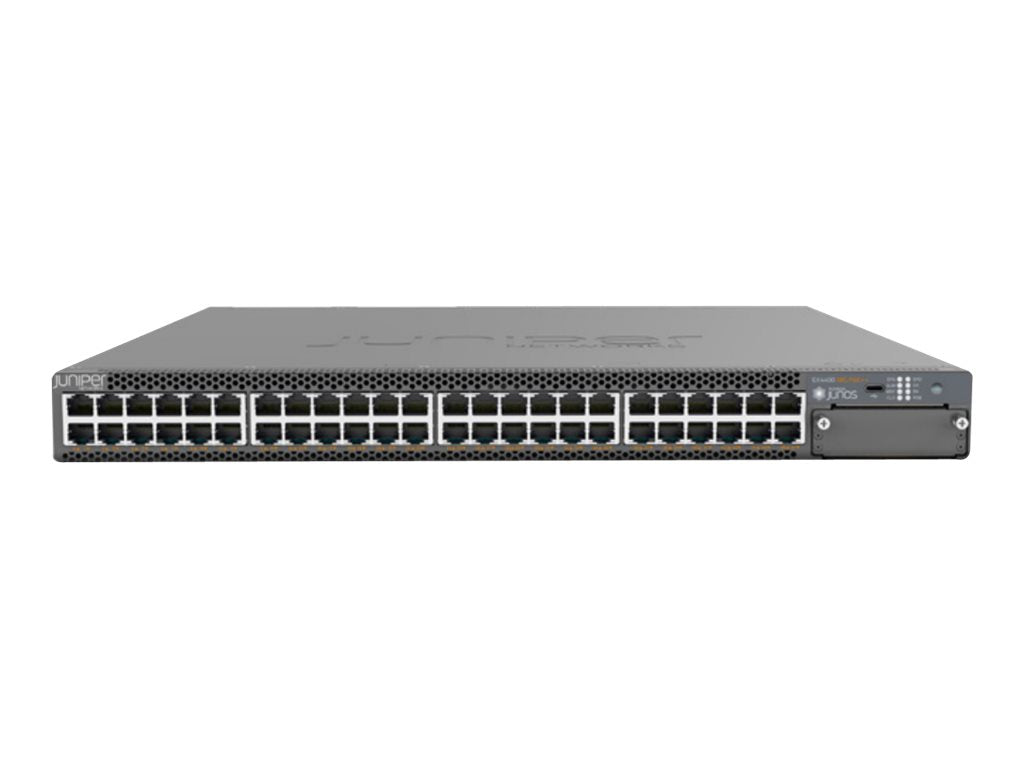 Juniper Networks EX Series EX4400-48MP - Switch - L3 - managed - 12 x 100/1000/2.5G/5G/10GBase-T (PoE++) + 36 x