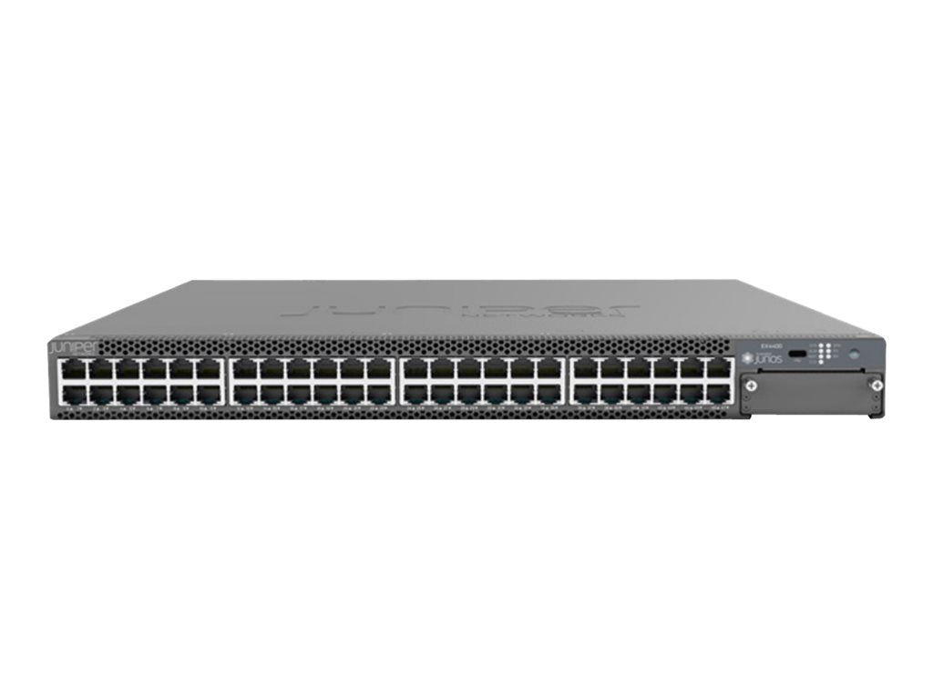 Juniper Networks EX Series EX4400-48T-DC - Switch - L3 - managed - 48 x 10/100/1000 + 2 x 100 Gigabit (uplink /