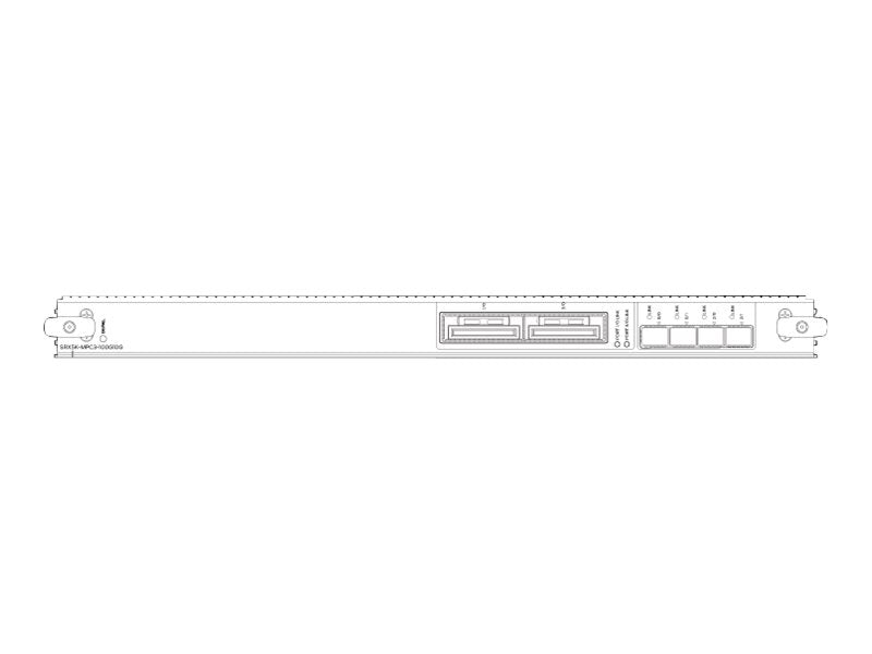 Juniper Networks Modular Port Concentrator - Expansion module - 100 Gigabit CFP2 x 2 + 10 Gigabit SFP+ x 4 - for P/N: