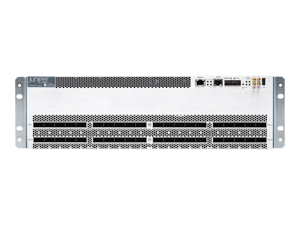 Juniper Networks PTX Series PTX10003-80C-AC - - router - - 40GbE, 100GbE, 200GbE, 400GbE - front to back airflow -