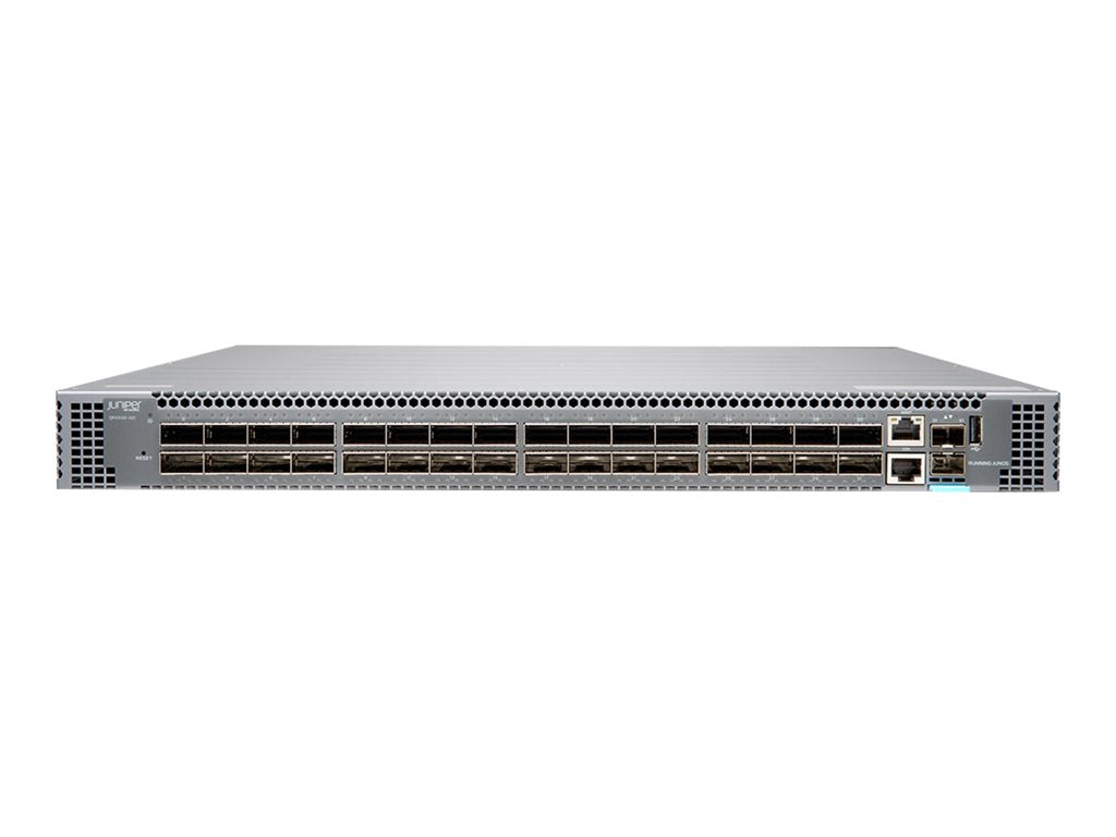 Juniper Networks QFX Series QFX5120-32C - Switch - L3 - managed - 32 x 100 Gigabit QSFP28 / 40 Gigabit QSFP28 - front to
