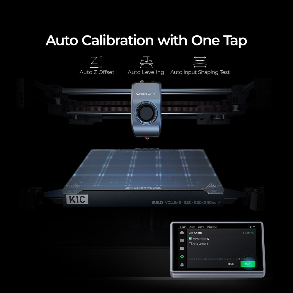 K1C 2025 3D Printer with Multi-Color Filament Management System Creality CFS-C