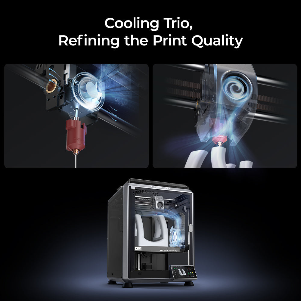 K1C 2025 3D Printer with Multi-Color Filament Management System Creality CFS-C