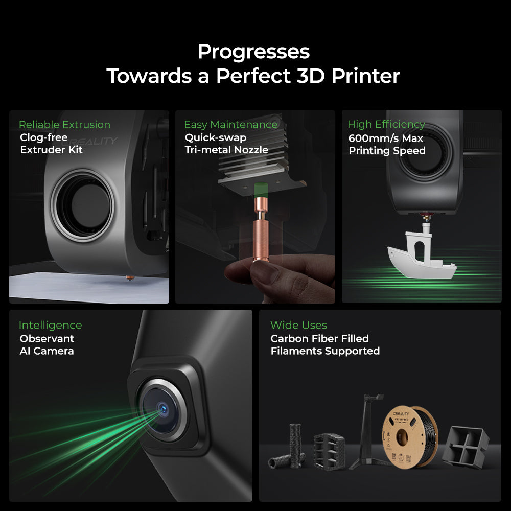 K1C 2025 3D Printer with Multi-Color Filament Management System Creality CFS-C