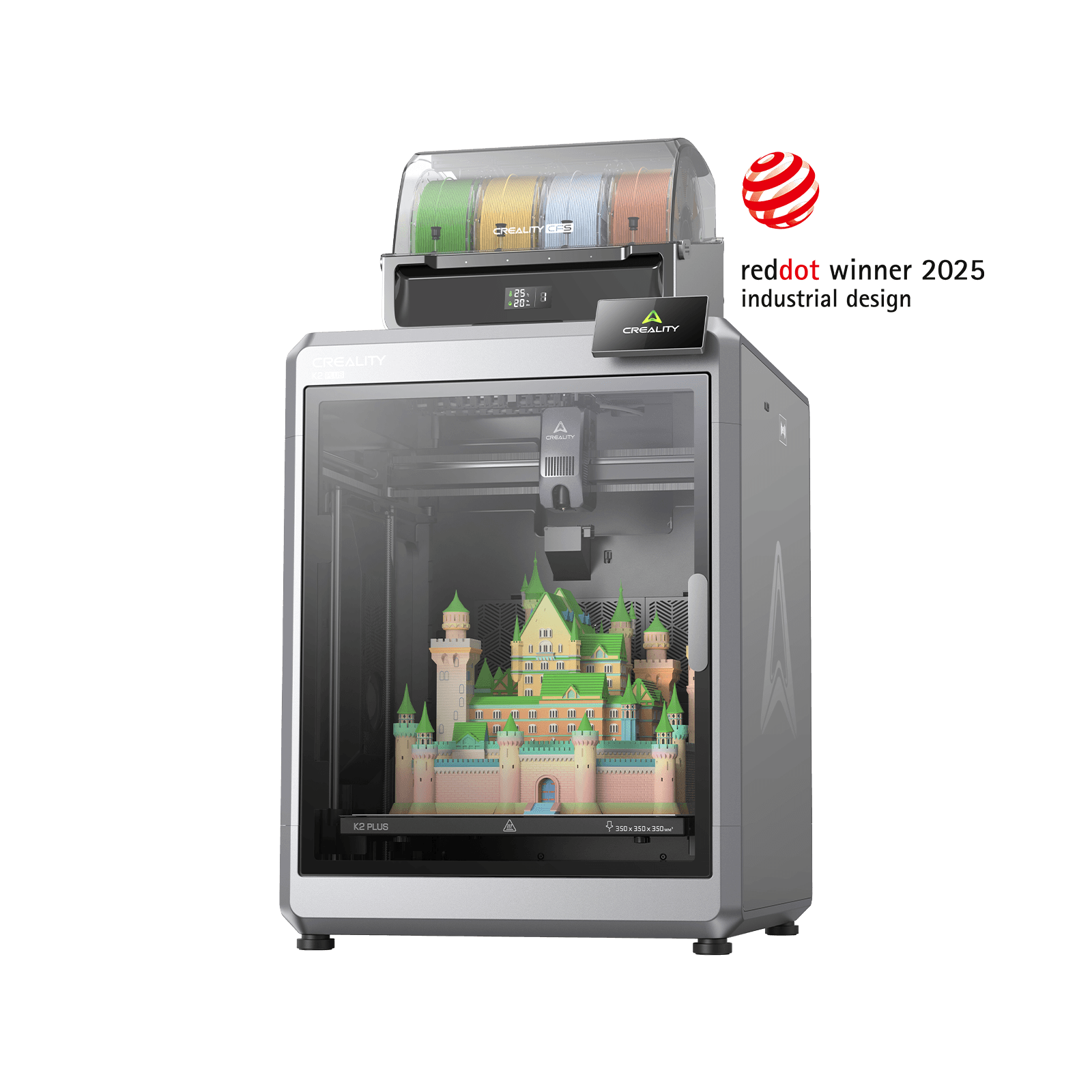 K2 Plus Combo 3D Printer with 16-Color Printing & Continuous Filament System