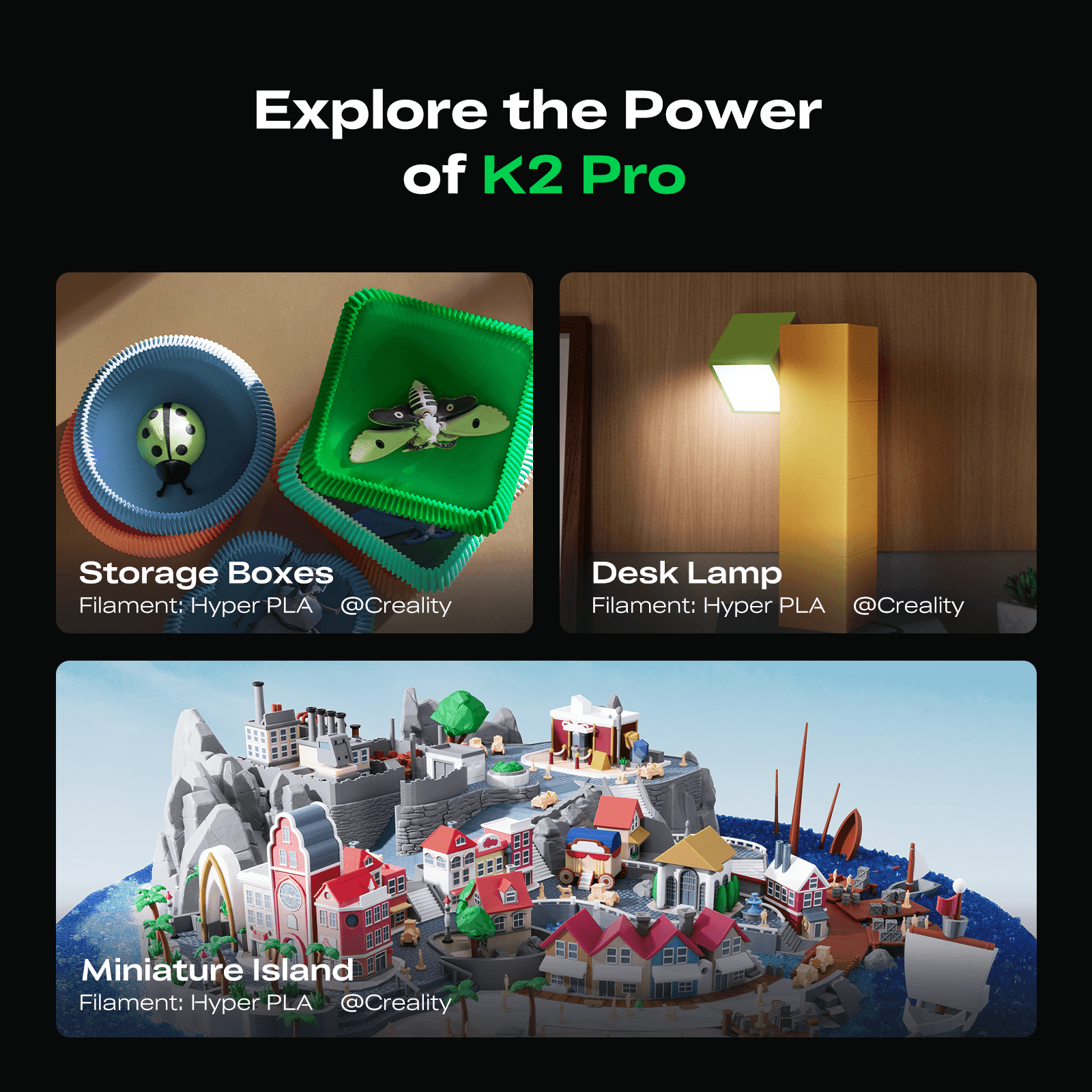 K2 Pro Combo 3D Printer with 16-Color Multi-Material CFS System