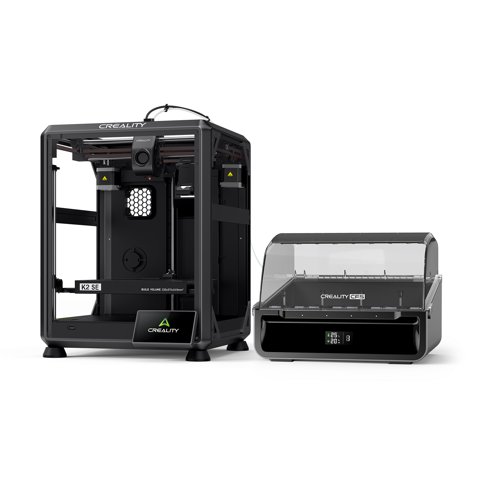 K2 SE/Combo 3D Printer with Up to 16-Color Multi-Filament Support