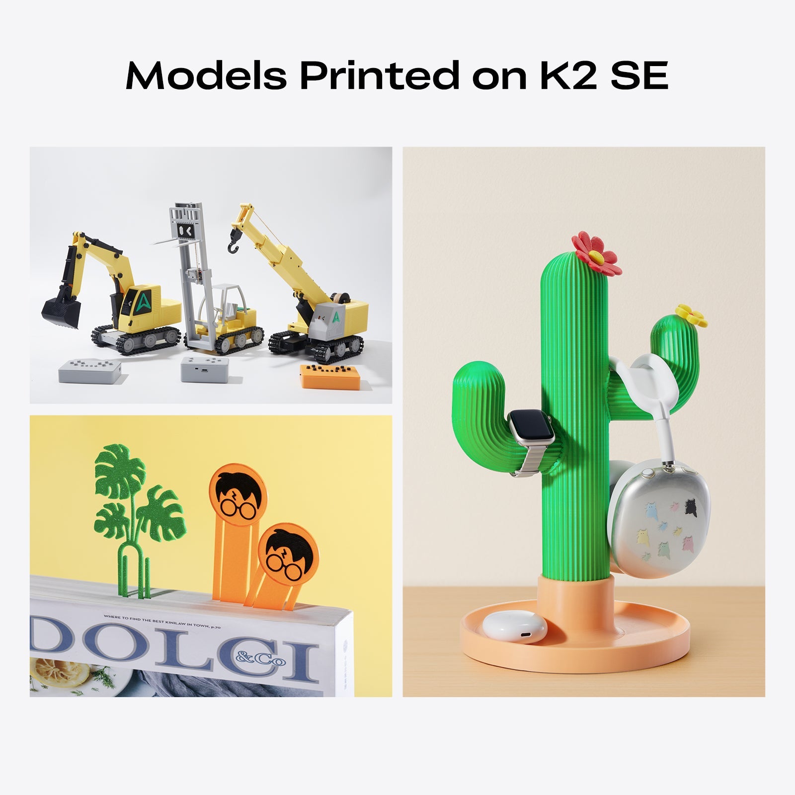 K2 SE/Combo 3D Printer with Up to 16-Color Multi-Filament Support