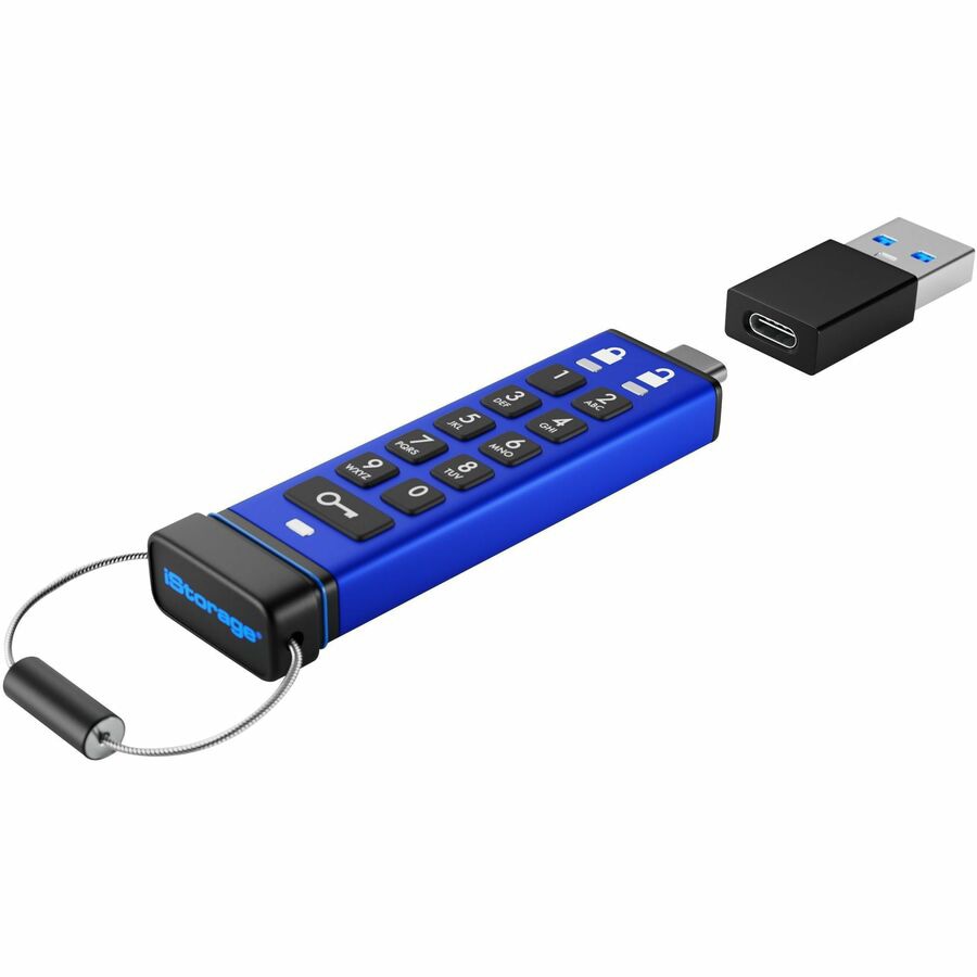 KANGURU iStorage datAshur PRO+C 256GB USB-C FIPS 140-3 Secure Flash Drive