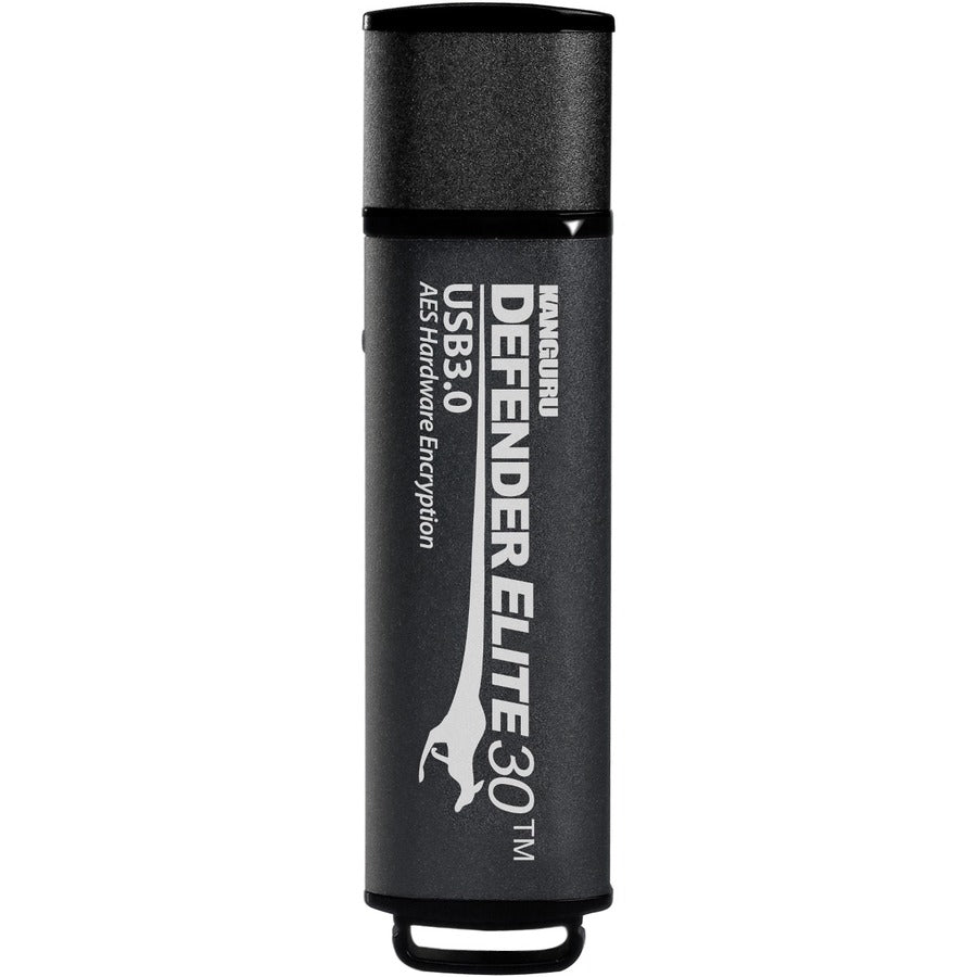 Kanguru Defender Elite30, Hardware Encrypted, Secure, SuperSpeed USB 3.0 Flash Drive, 256G KDFE30-256G