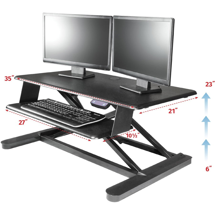 Kantek Electric Sit to Stand Workstation STS965