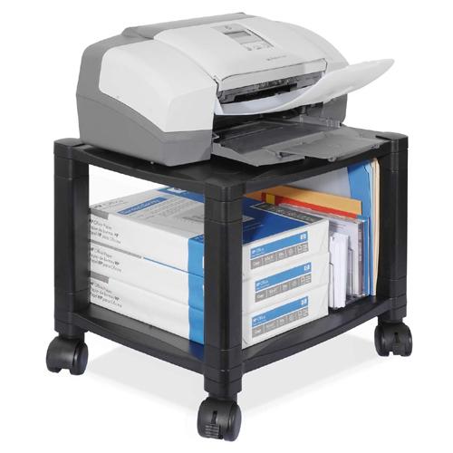 Kantek PS510 2-Shelf Mobile Height-Adjustable Printer Stand