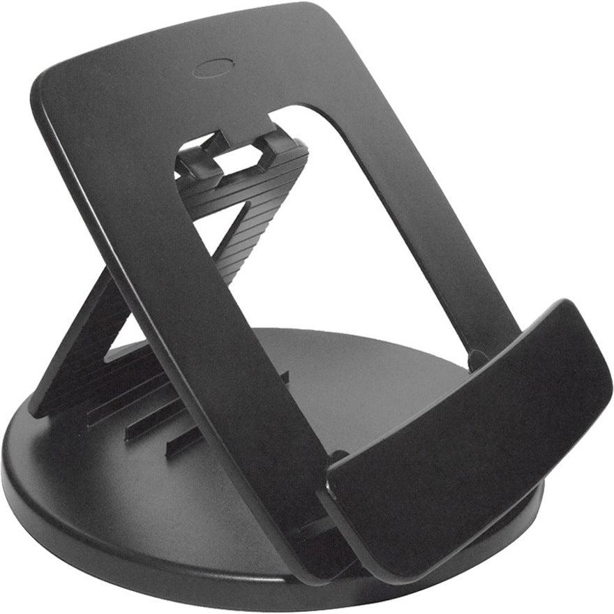 Kantek Rotating Foldable Desk Top Tablet Stand, Black