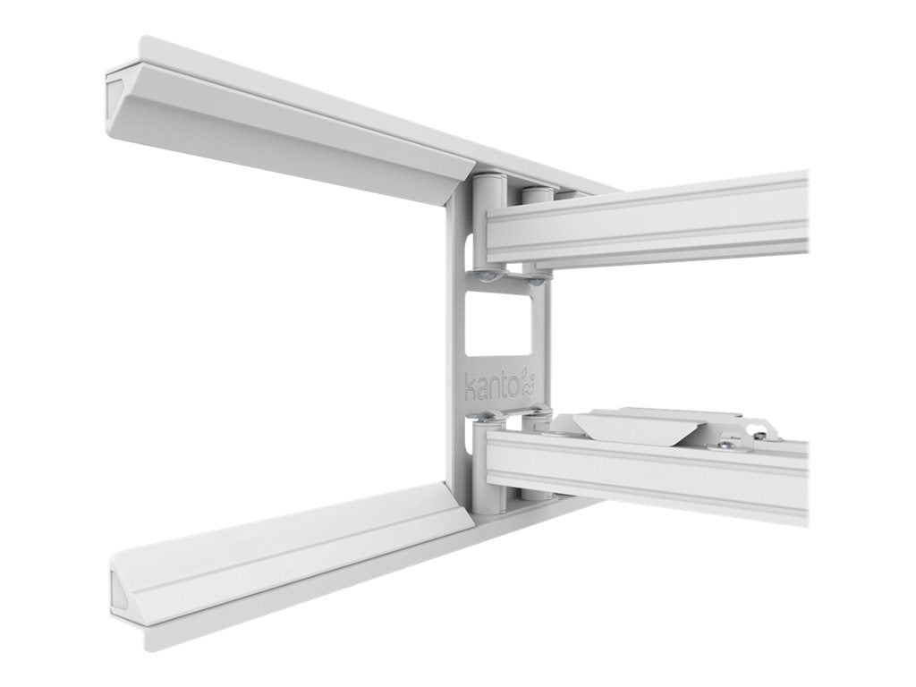 Kanto Full Motion PDX680W - Bracket - full-motion - for TV - solid steel - white - screen size: 39-80" - wall-mountable"