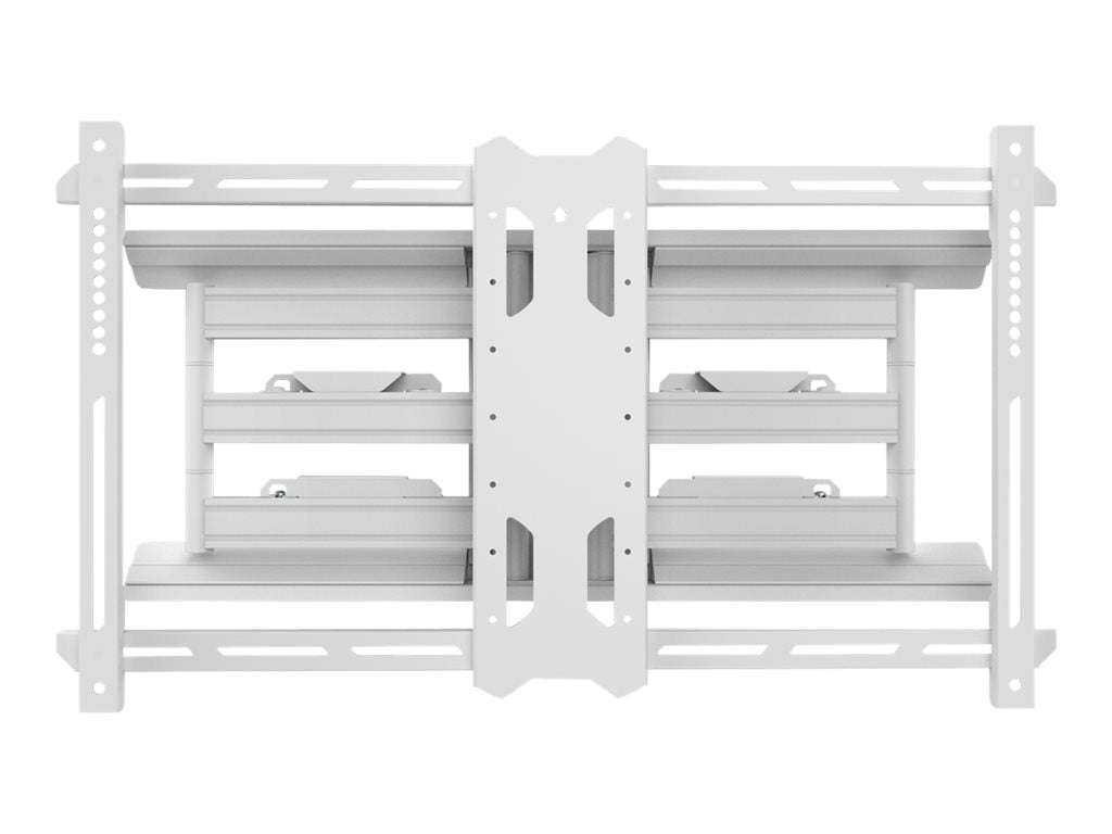 Kanto Full Motion PDX680W - Bracket - full-motion - for TV - solid steel - white - screen size: 39-80" - wall-mountable"